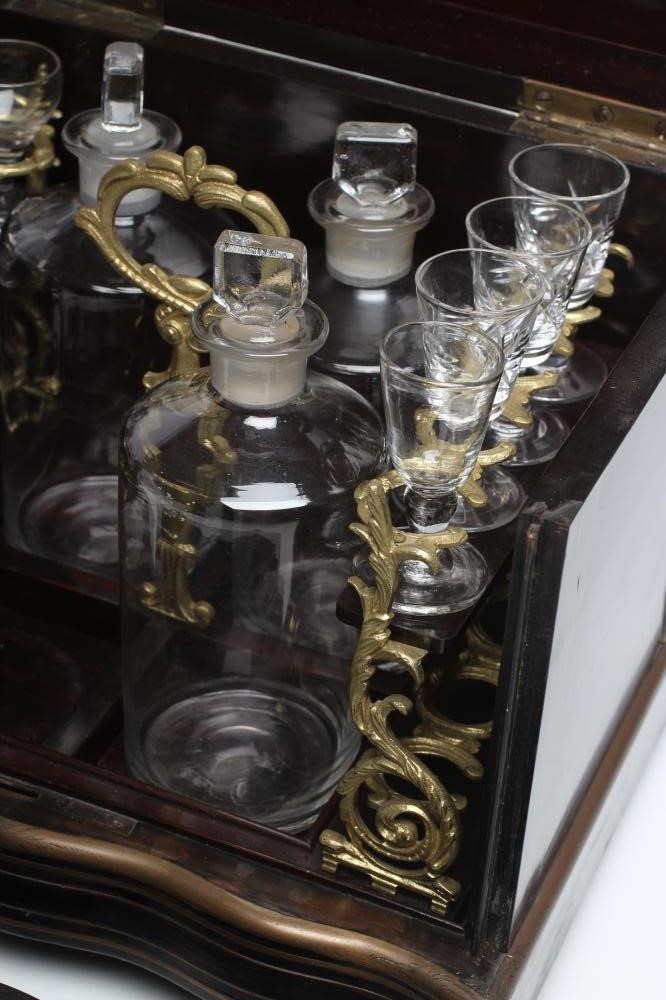 A BOULLE & LACQUER CAVE A LIQUEUR Image