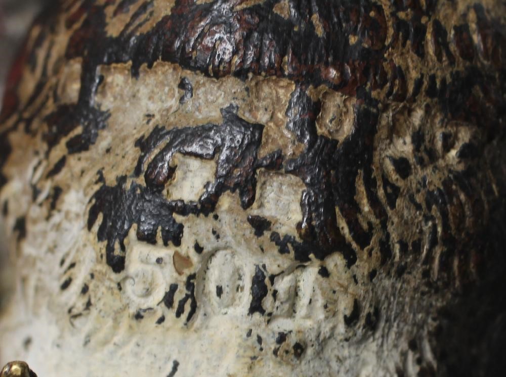 A SMALL COLD PAINTED VIENNA BRONZE OF TWO CHICKS Image