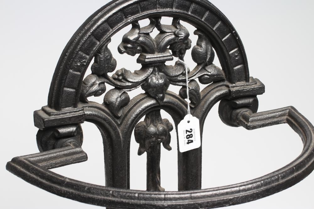 A VICTORIAN CAST IRON STICK STAND Image
