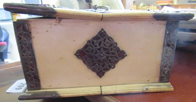 AN IVORY OBLONG BOX Image