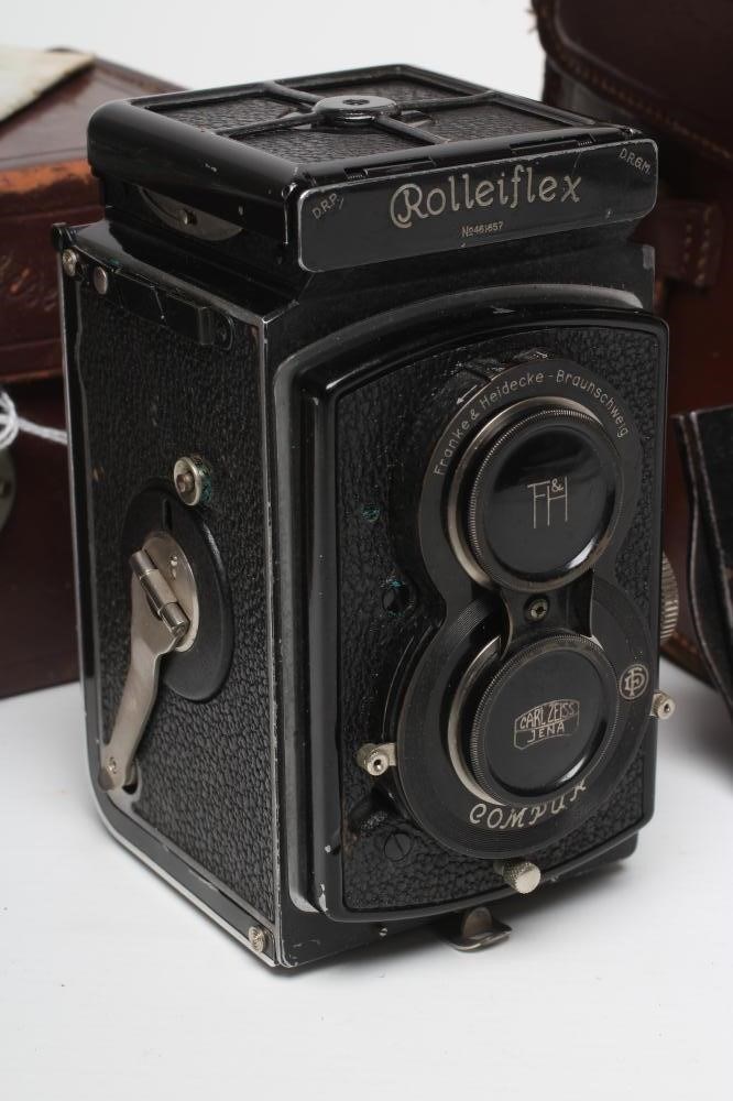 A franke & heidecke-braunschweig rolleiflex compur camera | Hartleys ...
