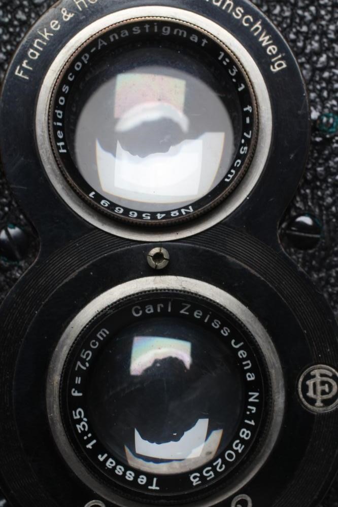 ローライスタンダード カールツァイス テッサー3.5f7.5 ローライ