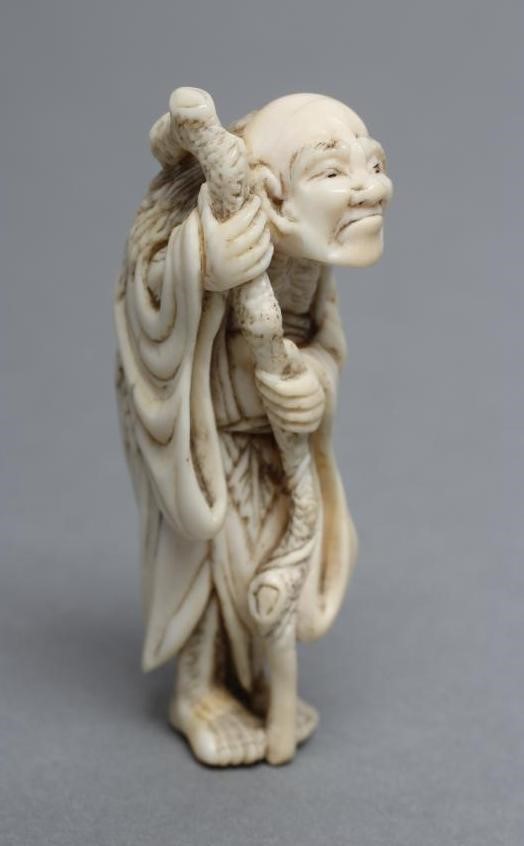 A JAPANESE IVORY NETSUKE Image