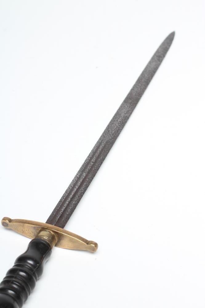 A GEORGIAN NAVAL DIRK with 12" twin fullered and tapering blade Image