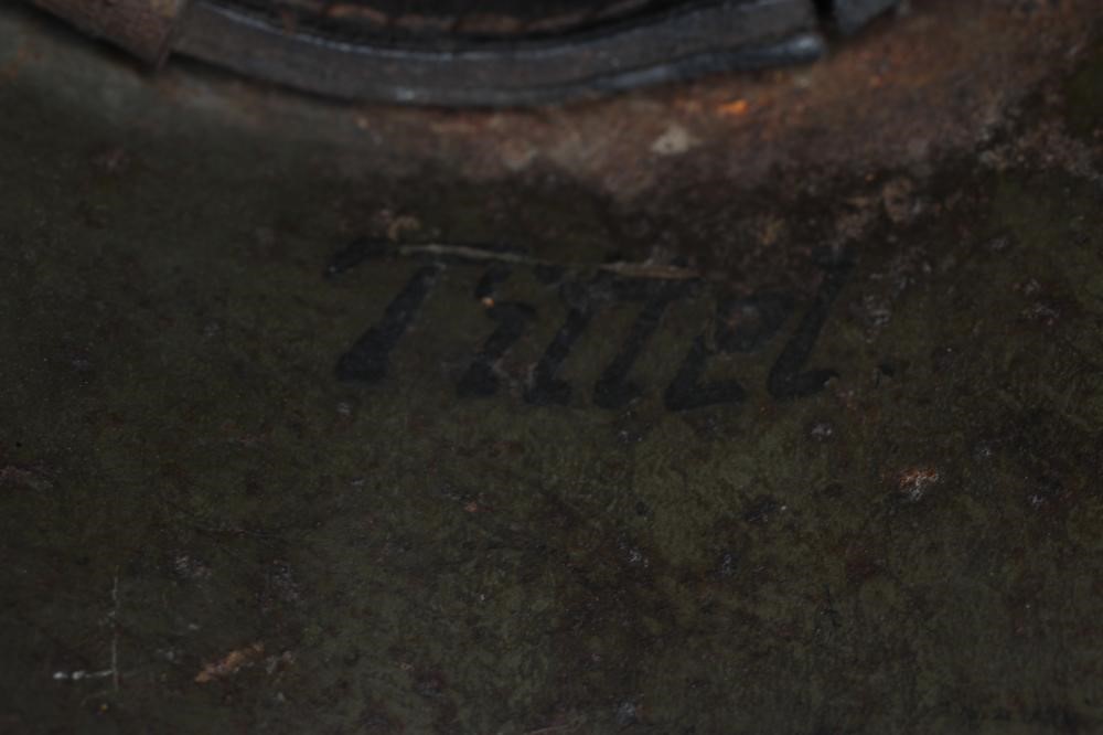 A FIRST WORLD WAR GERMAN M16 HELMET of typical form with painted exterior Image