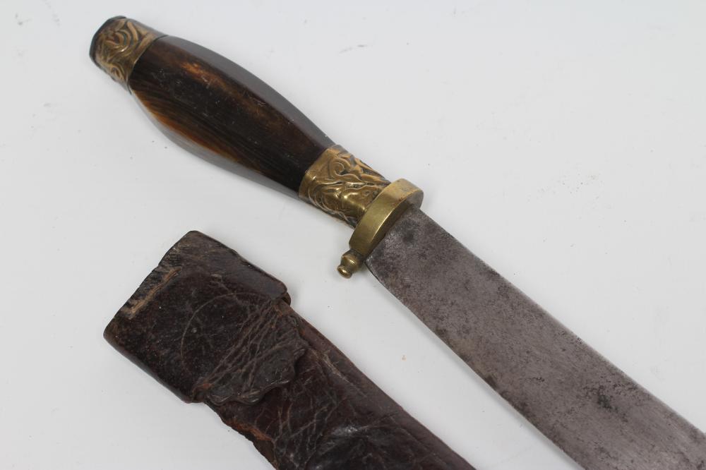 A CHINESE SMALL SWORD with 16 1/2" curved blade Image