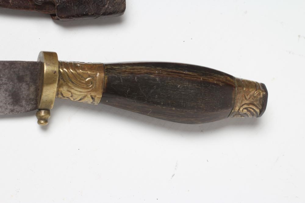 A CHINESE SMALL SWORD with 16 1/2" curved blade Image