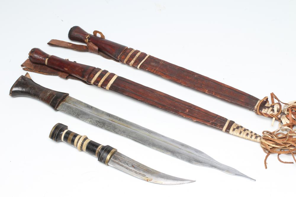 FOUR AFRICAN DAGGERS Image