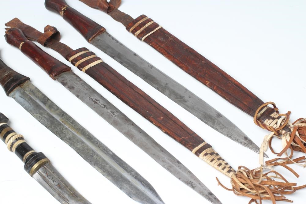 FOUR AFRICAN DAGGERS Image