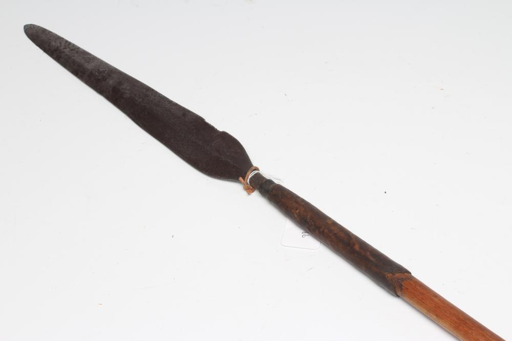 A ZULU IKLWA OR STABBING SPEAR Image