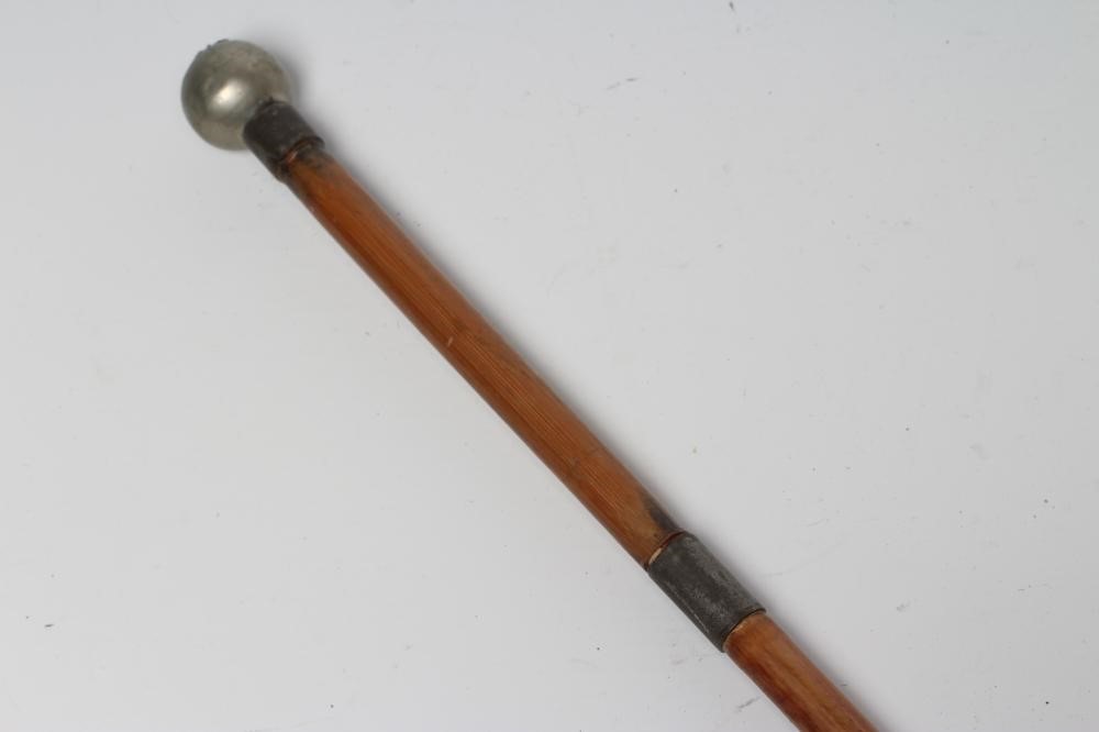 A ROYAL GUERNSEY LIGHT INFANTRY SWORD CANE with 14 3/8" square section blade Image