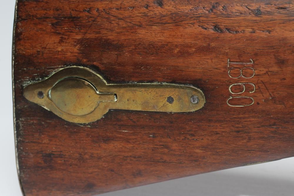 A PERCUSSION MUSKET with 41 1/4" barrel Image