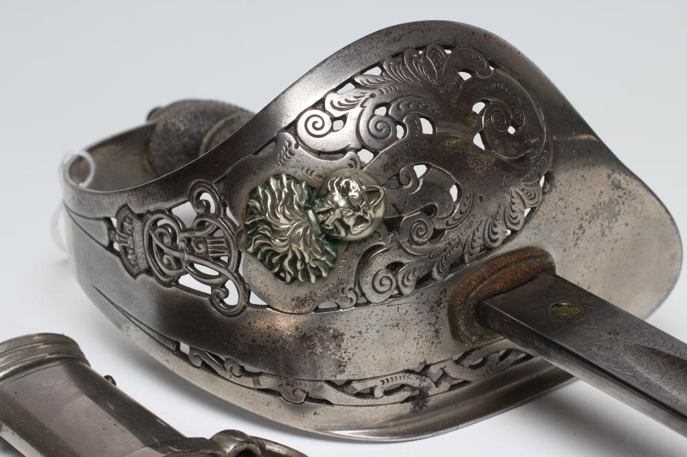 AN 1897 PATTERN OFFICER'S SWORD FOR THE ROYAL NORTHUMBERLAND FUSILIERS Image