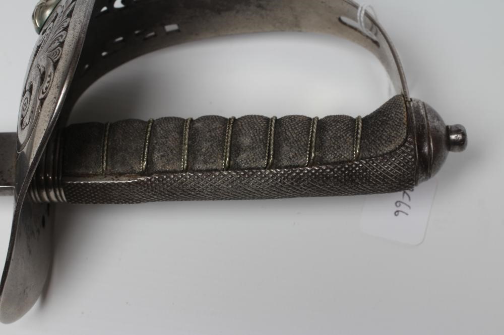 AN 1897 PATTERN OFFICER'S SWORD FOR THE ROYAL NORTHUMBERLAND FUSILIERS Image