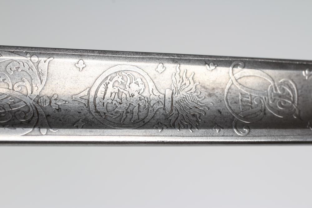 AN 1897 PATTERN OFFICER'S SWORD FOR THE ROYAL NORTHUMBERLAND FUSILIERS Image