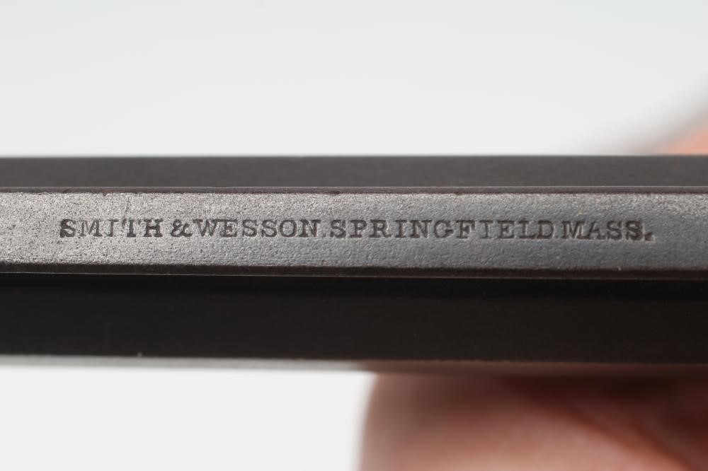 A .30 SMITH & WESSON RIMFIRE 6 SHOT REVOLVER with 6" octagonal rifled barrel Image