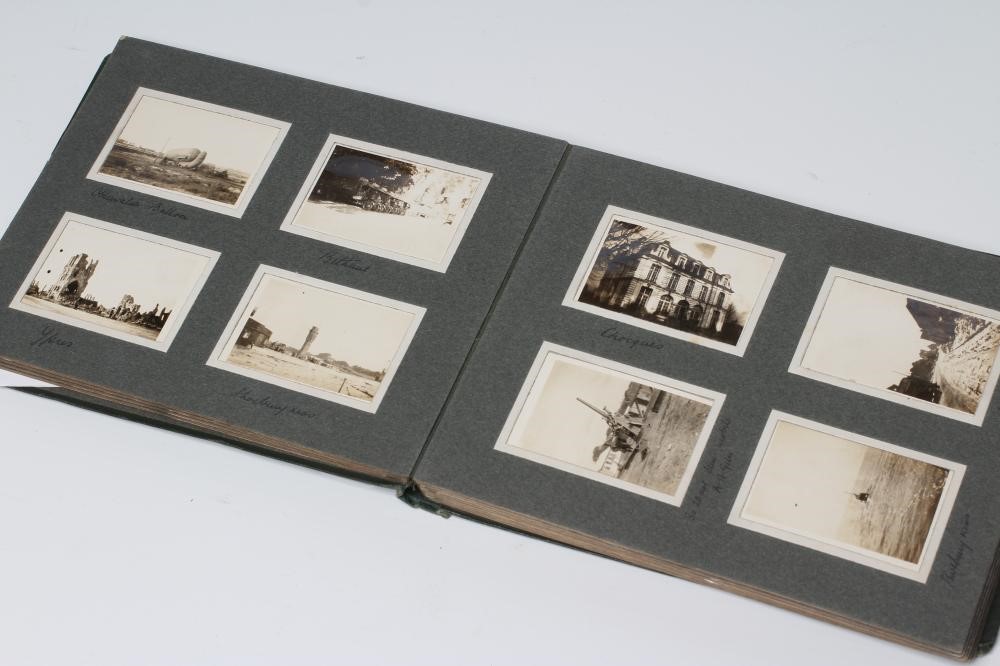 AN ALBUM OF FIRST WORLD WAR PHOTOGRAPHS taken by Colonel John Perret-Young (Ministry of Supply) Image