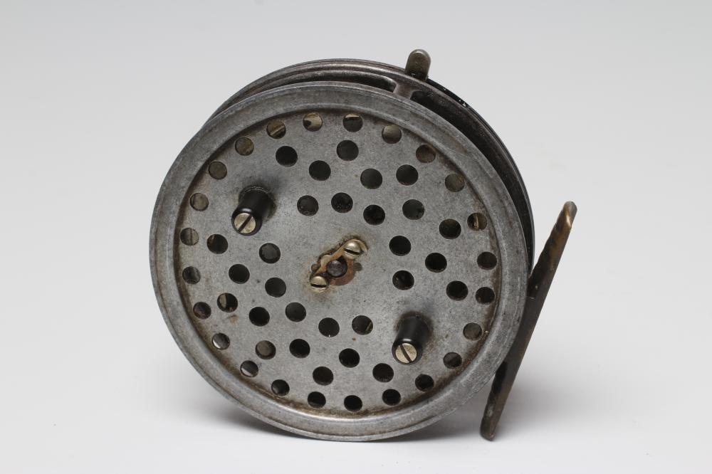 A HARDY "THE EUREKA" REEL with twin handles Image