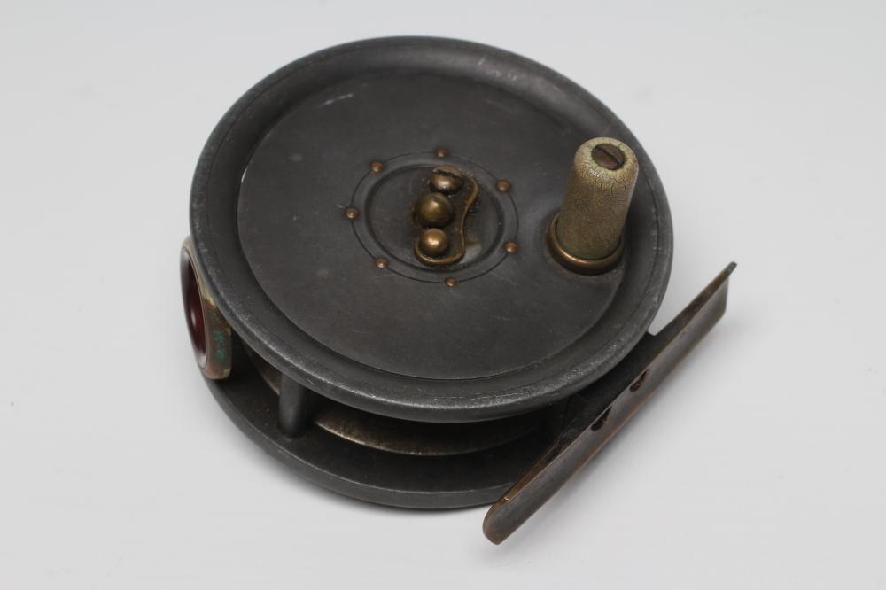 A DINGLEY FISHING REEL with composite handle Image
