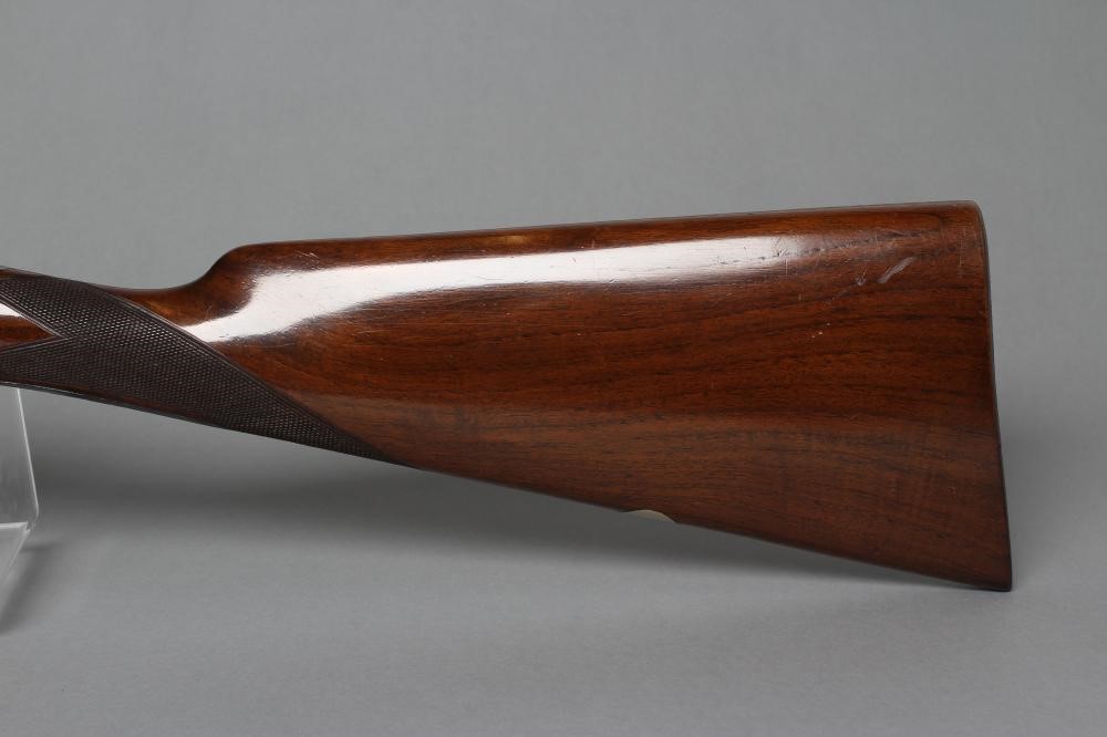 A 12 BORE AYA SIDELOCK EJECTOR SHOTGUN with 28" barrel Image