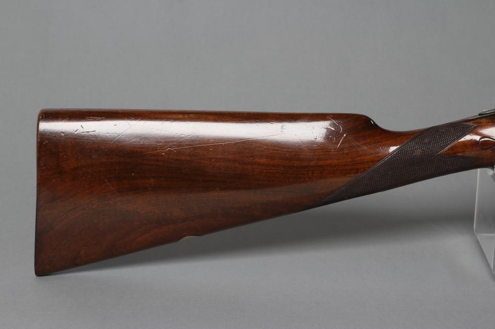 A 12 BORE AYA SIDELOCK EJECTOR SHOTGUN with 28" barrel Image