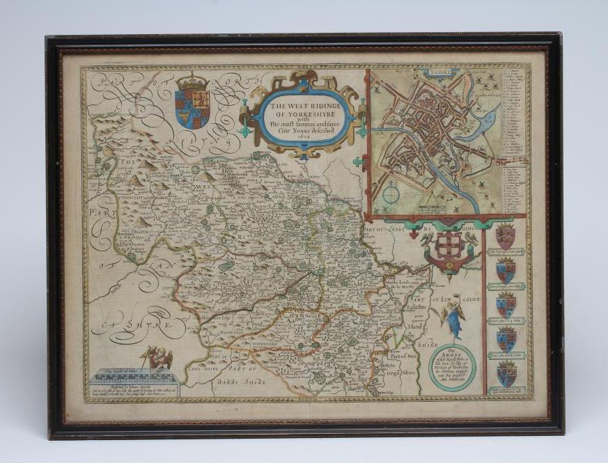 JOHN SPEED (1552-1629) The West Riding of Yorkshire Image