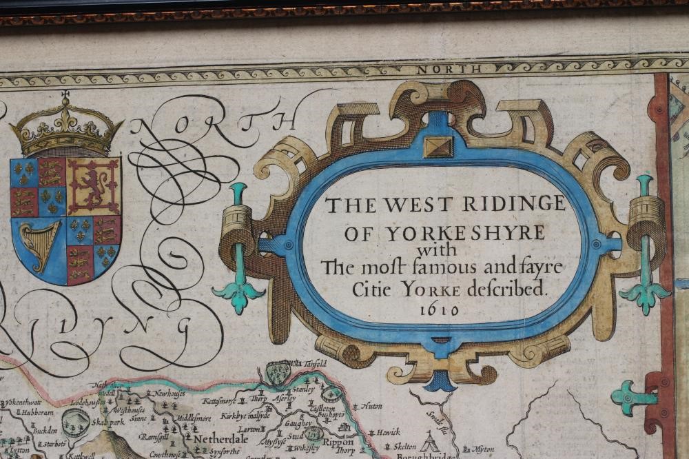 JOHN SPEED (1552-1629) The West Riding of Yorkshire Image