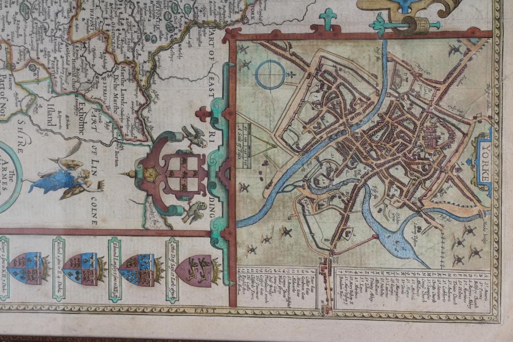 JOHN SPEED (1552-1629) The West Riding of Yorkshire Image