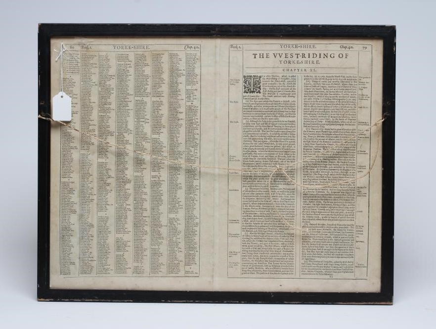 JOHN SPEED (1552-1629) The West Riding of Yorkshire Image