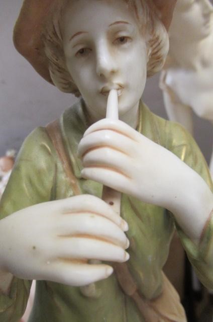 A LARGE ROYAL DUX FIGURAL VASE Image