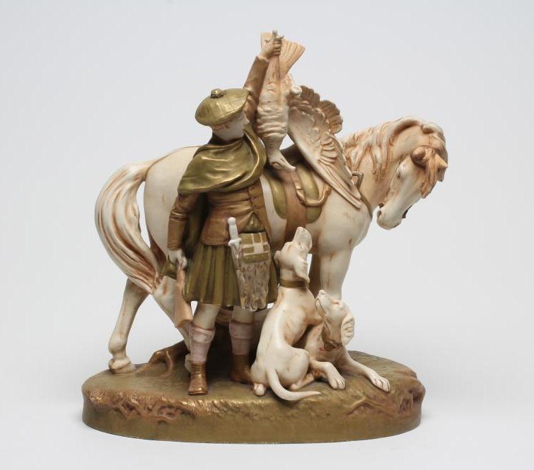 A ROYAL DUX FIGURE GROUP Image