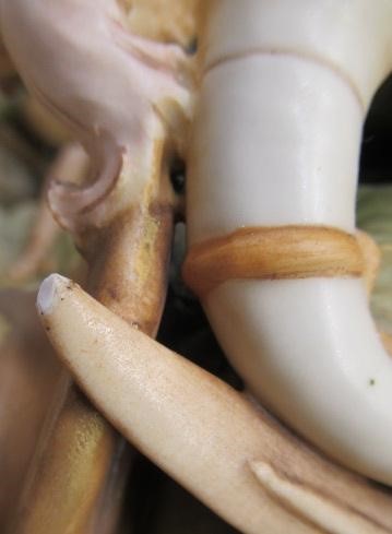 A PAIR OF ROYAL DUX EQUESTRIAN HAWKING FIGURES Image