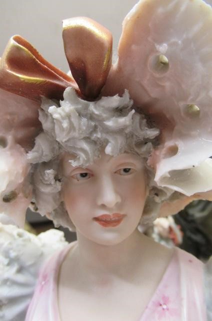 A PAIR OF ROYAL DUX FIGURES Image