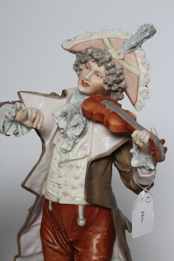 A PAIR OF ROYAL DUX FIGURES Image