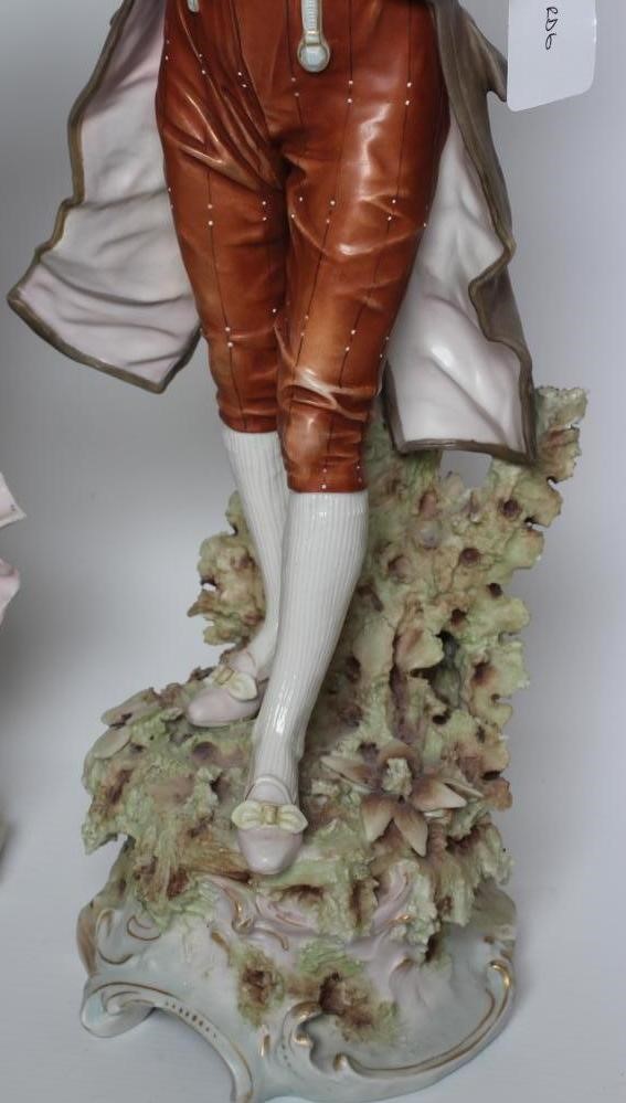 A PAIR OF ROYAL DUX FIGURES Image