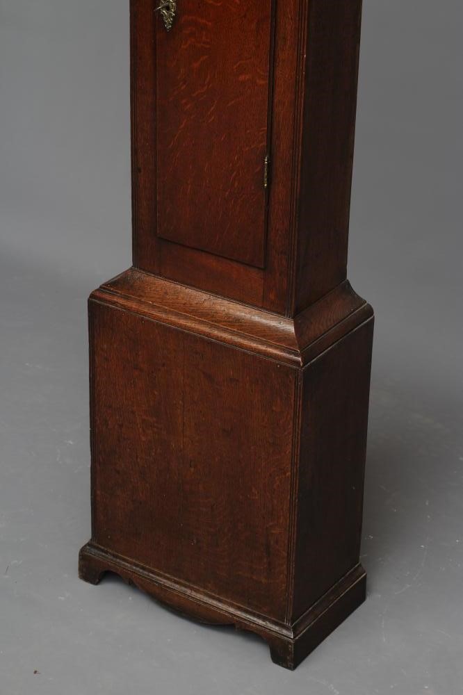 A SMALL OAK LONGCASE CLOCK Image