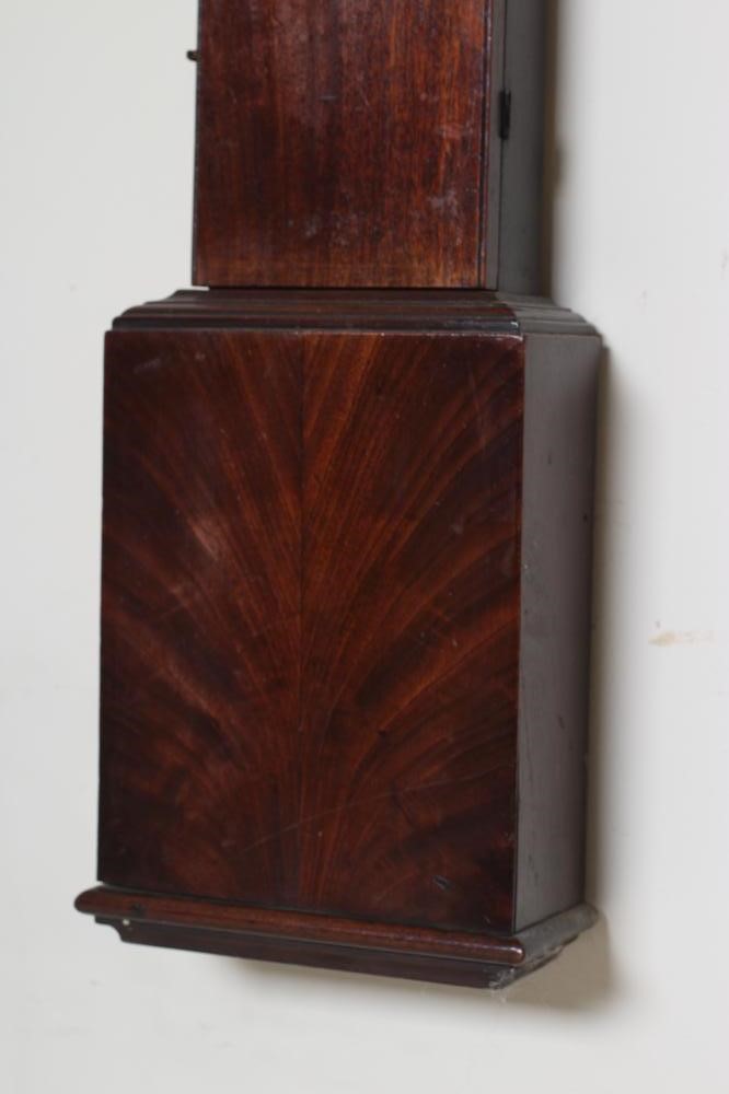 A MAHOGANY CASED STICK BAROMETER signed Mitchell Image