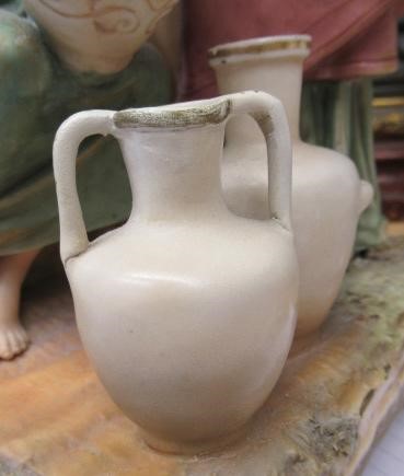 A PAIR OF ROYAL DUX FIGURAL LAMP BASES Image