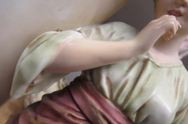 A PAIR OF ROYAL DUX FIGURAL LAMP BASES Image