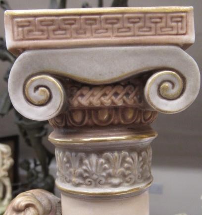 A PAIR OF ROYAL DUX FIGURAL LAMP BASES Image