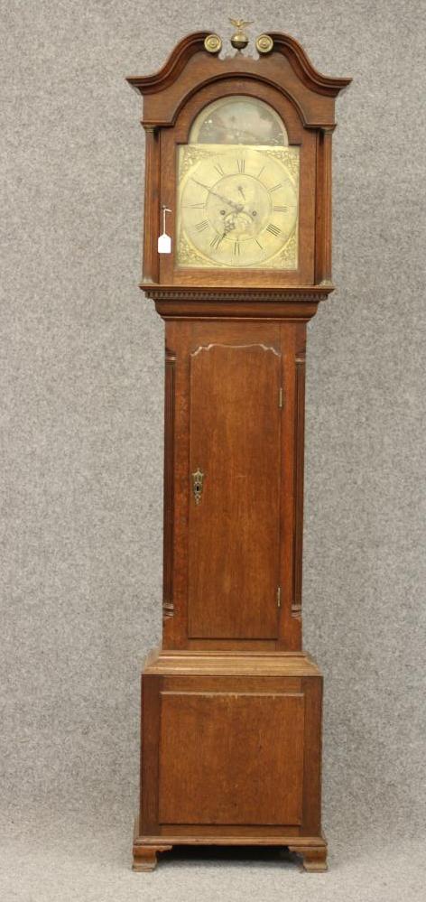 AN OAK LONGCASE CLOCK by John Lawson Image