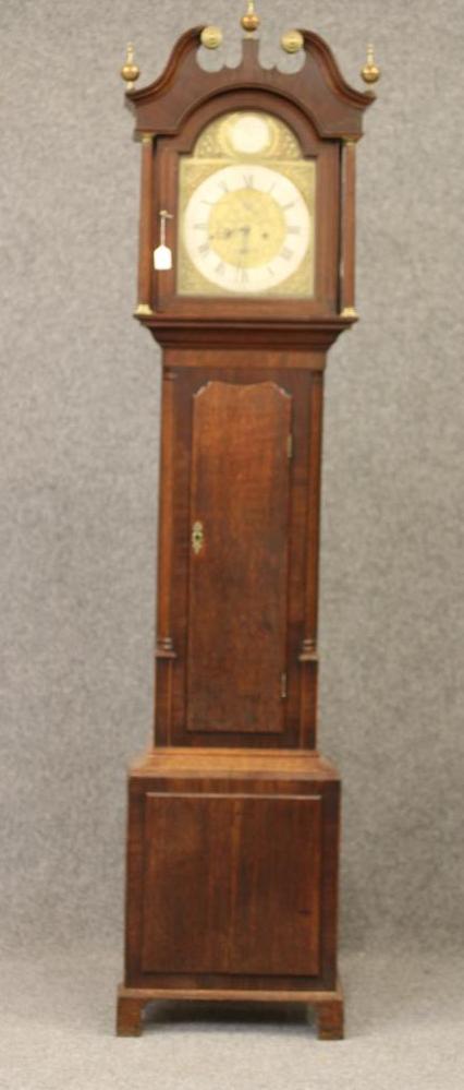 AN OAK LONGCASE by Henry Brownhill Image