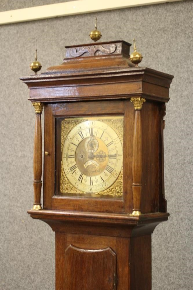 AN OAK LONGCASE signed John Lawson Image