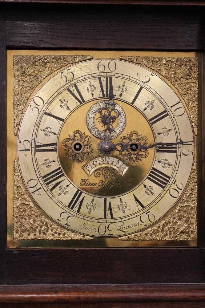 AN OAK LONGCASE signed John Lawson Image
