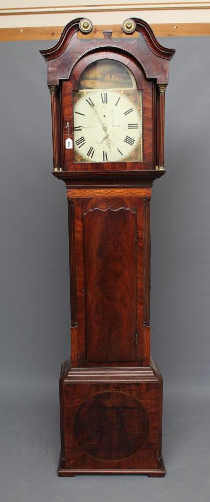 A MAHOGANY LONGCASE Image