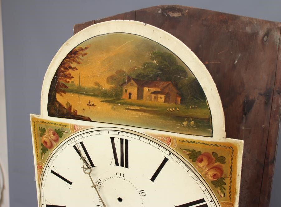 A MAHOGANY LONGCASE Image