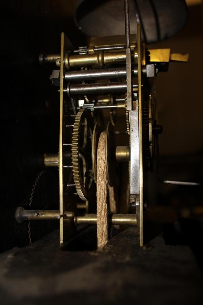 A MAHOGANY LONGCASE Image