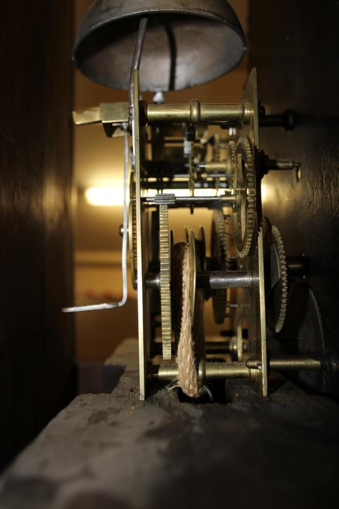 A MAHOGANY LONGCASE Image