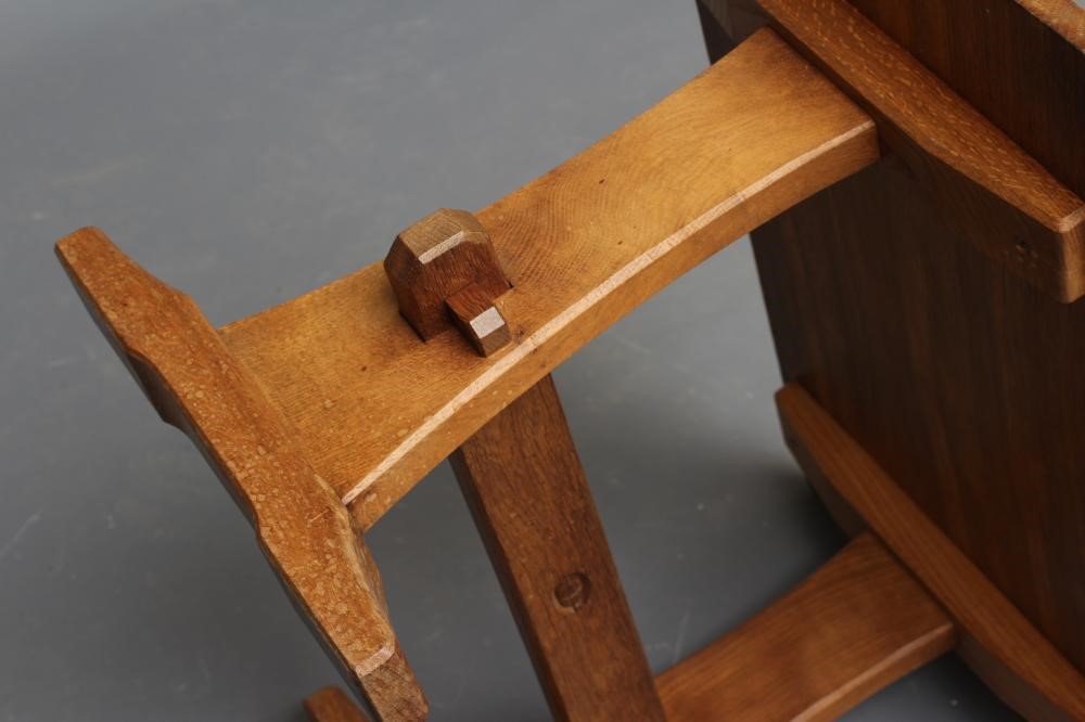 AN ALAN GRAINGER OF BRANDSBY ADZED OAK COFFEE TABLE Image