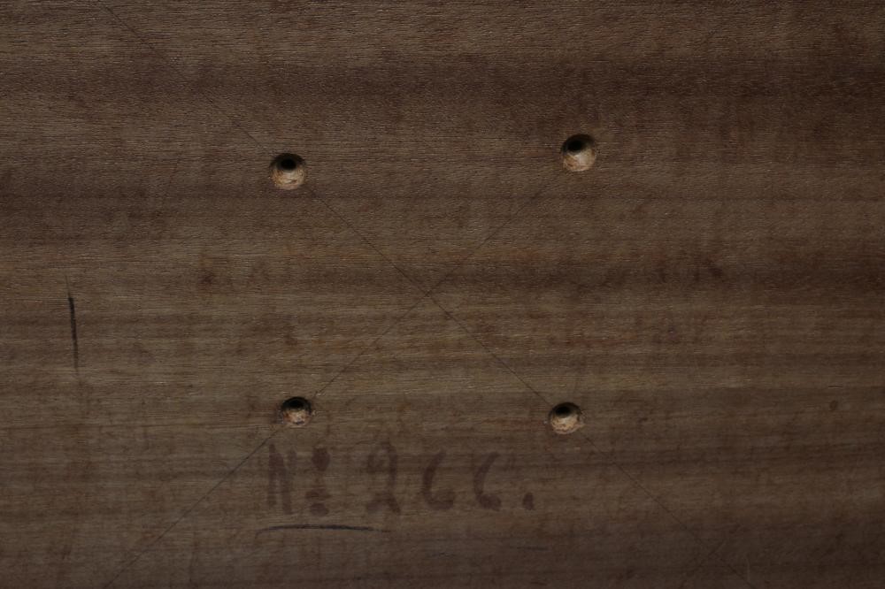 A ROSEWOOD VENEERED COFFEE TABLE Image